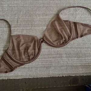 SKIMS Brown Underwire Bralette
